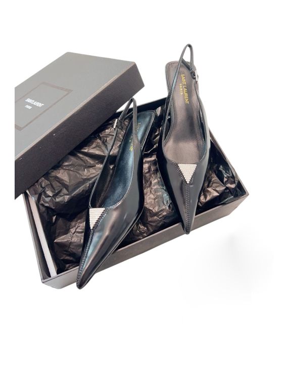 Saint Laurent Cherish Kitten Heel Slingback Pump Black 2511240 01.jpg