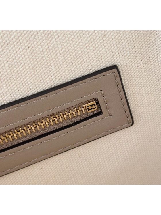 Fendi Medium Backpack Multicolor Canvas with FF Embroidery 0159B 2523512