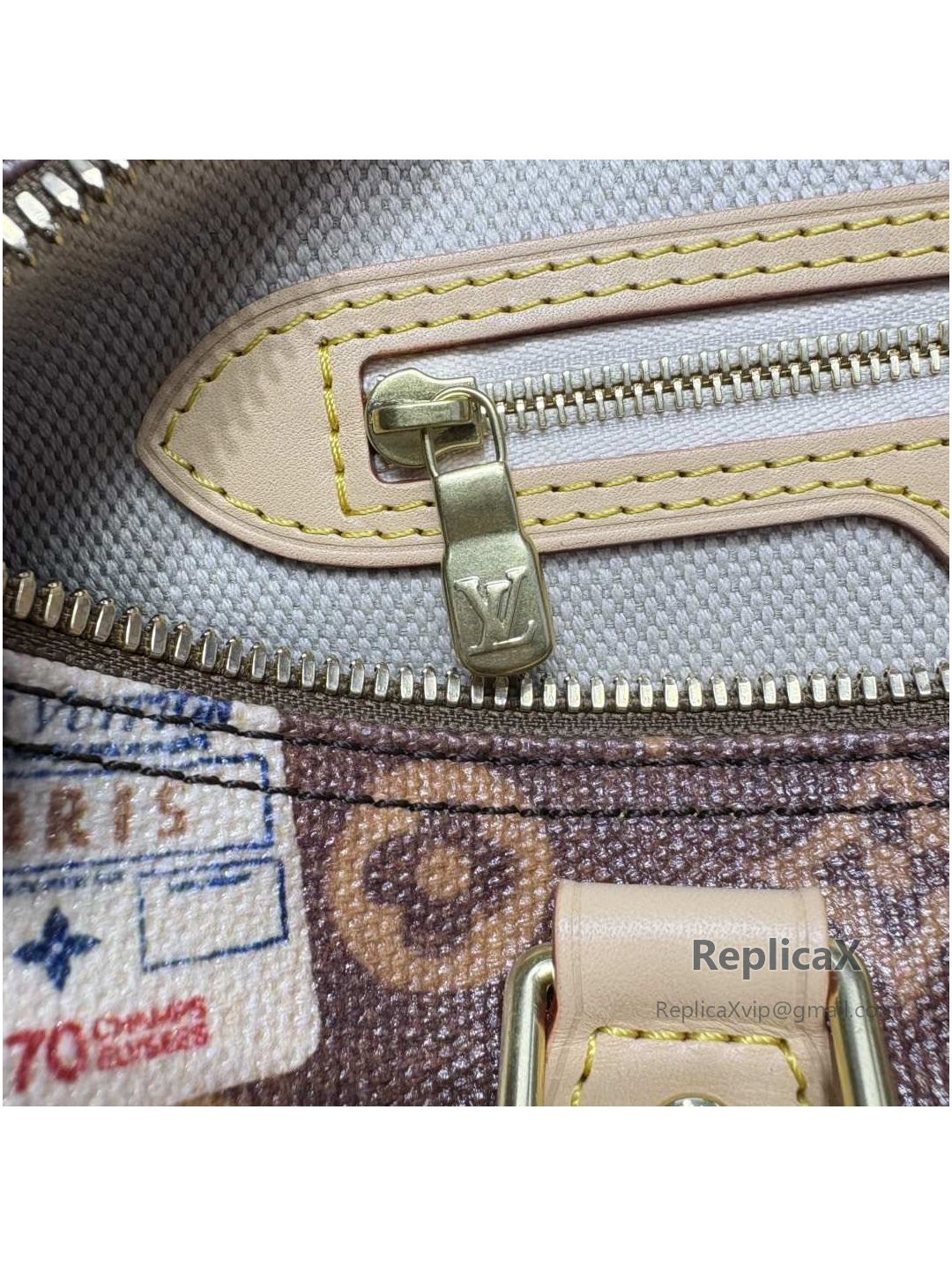 Speedy by Louis Vuitton — brown monogram canvas M47087