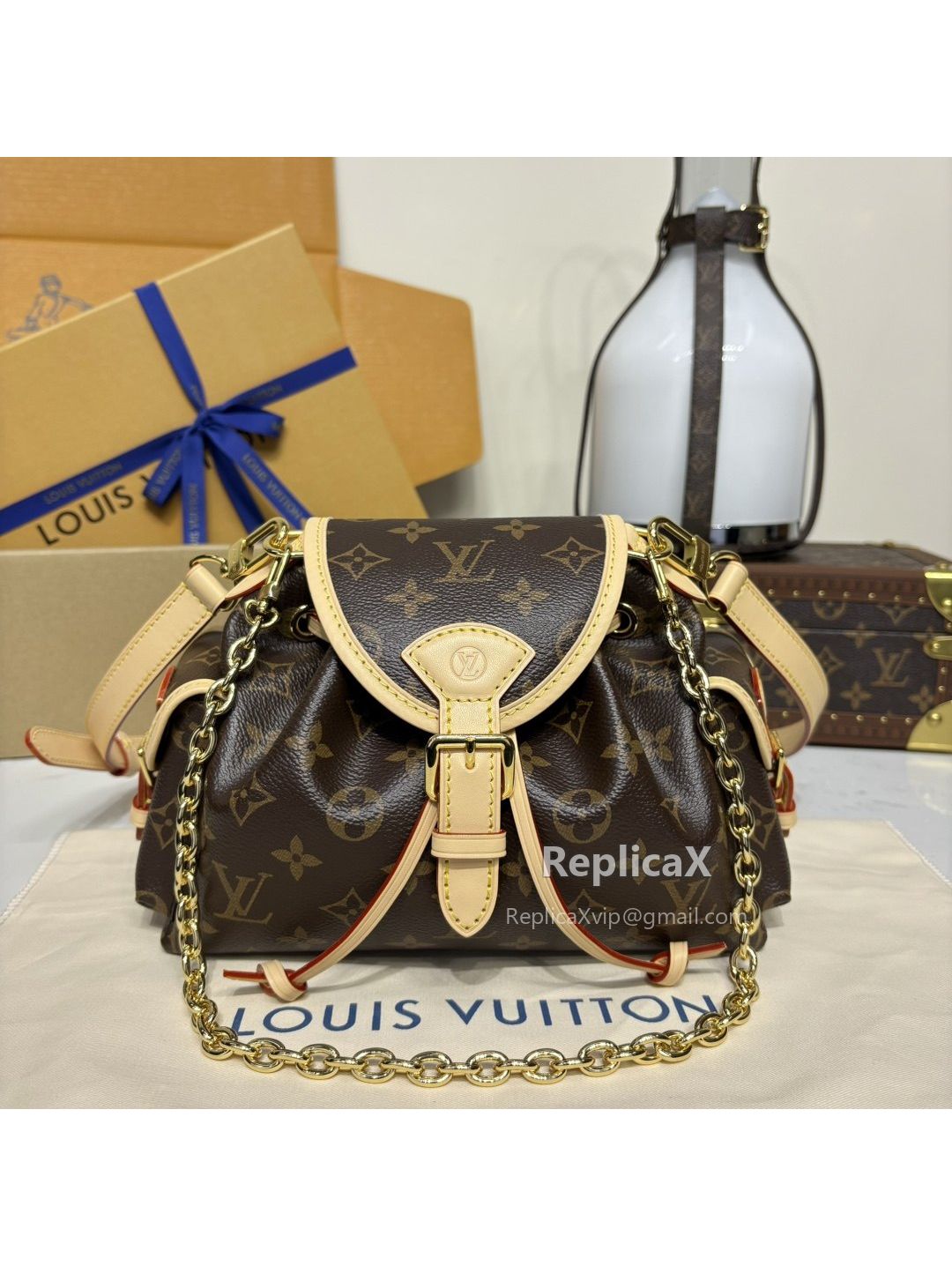 Neverfull by Louis Vuitton — black Monogram Multicolore M25085