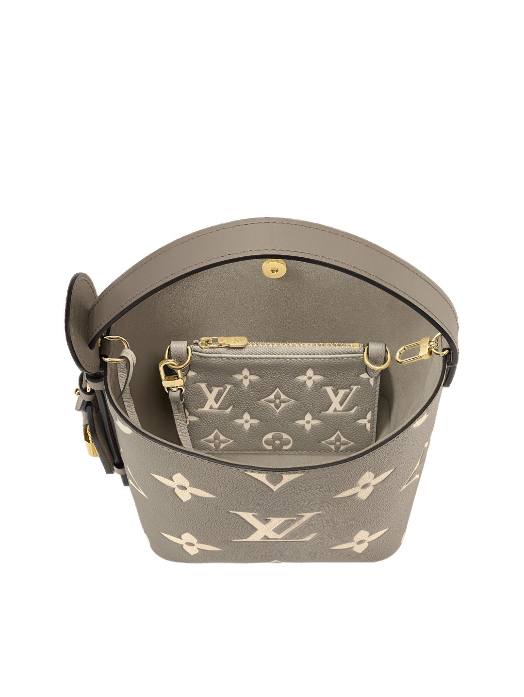 Louis Vuitton All In Bb Bicolor Monogram Empreinte Leather