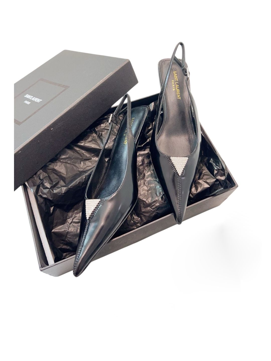 Saint Laurent Cherish Kitten Heel Slingback Pump Black 2511240 01.jpg