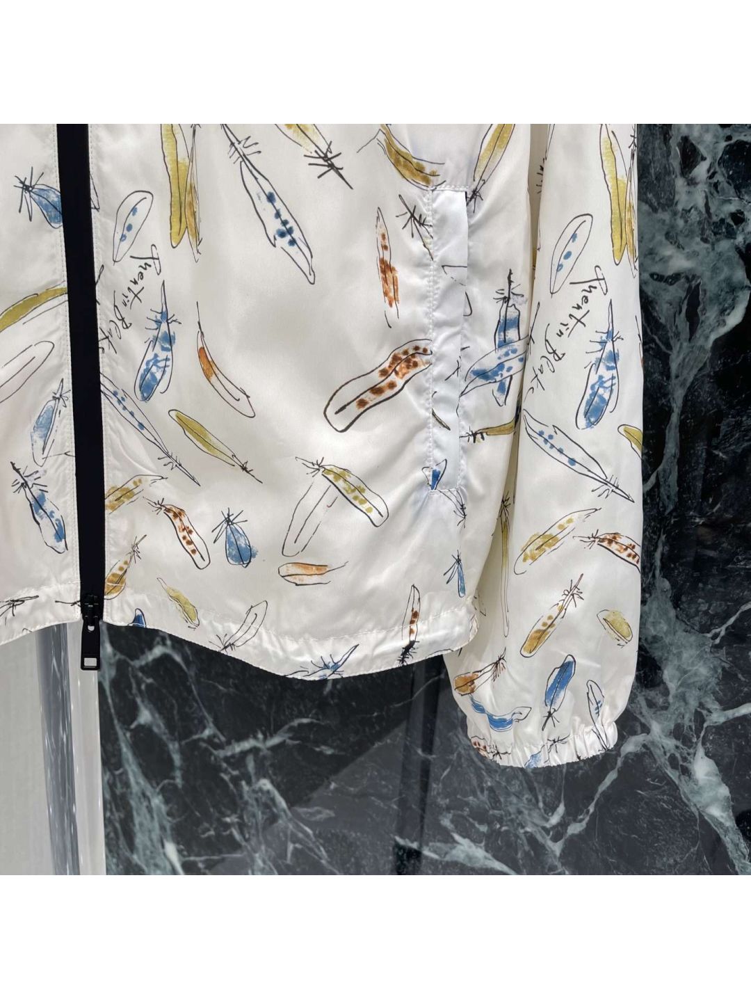 Burberry Hooded Drawstring Coat in Multicolor