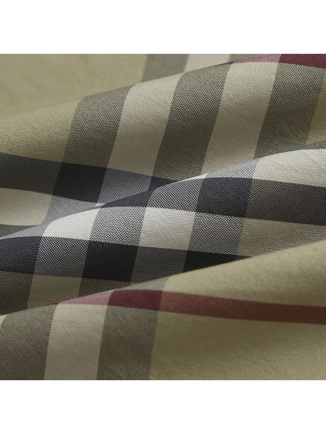 Burberry Hooded Plaid Jacket in Multicolor