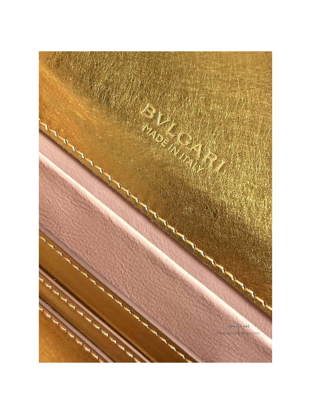 Bvlgari Serpenti Forever East-West Small Shoulder Bag Deep Gold Textured Calfskin
