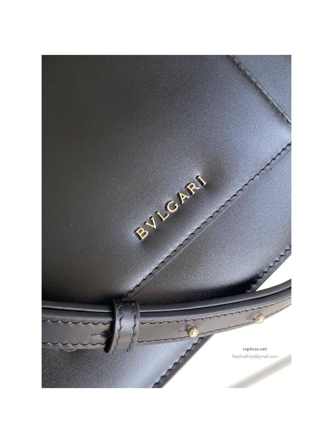 Bvlgari Serpenti Forever Medium Top Handle Bag Black Calfskin