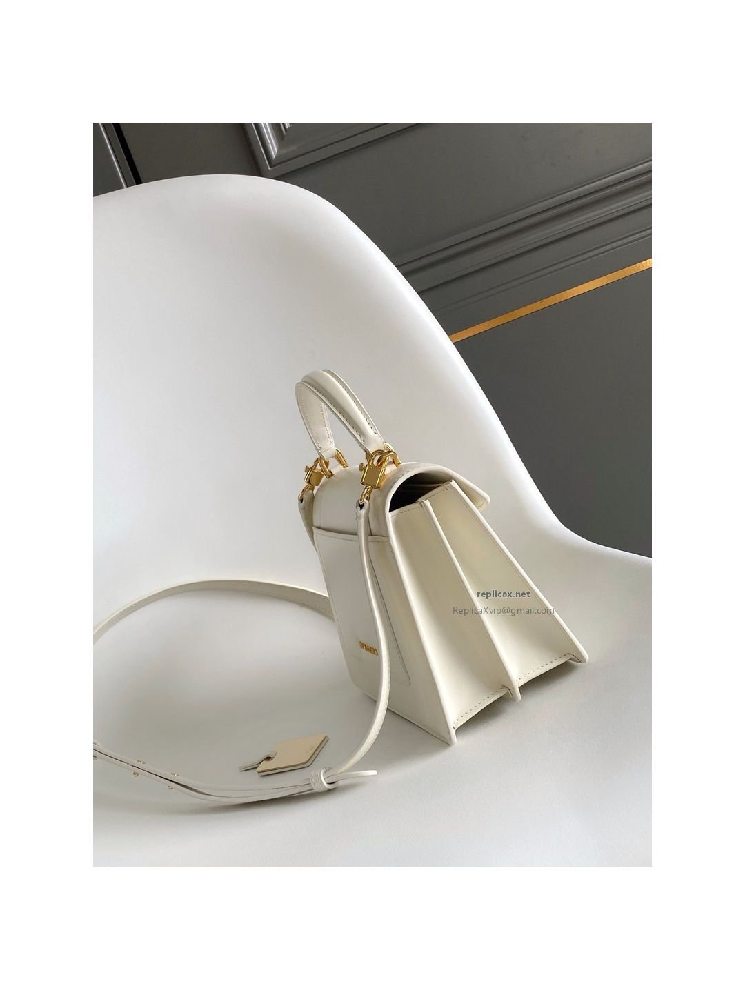 Bvlgari Serpenti Forever Medium Top Handle Bag Ivory Calfskin