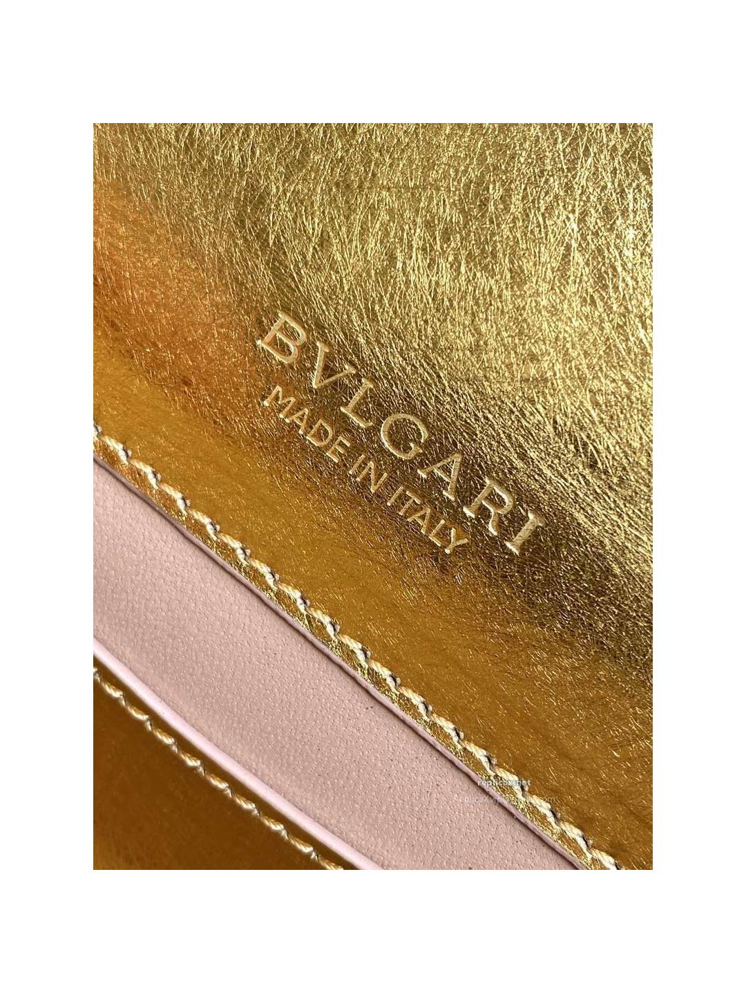 Bvlgari Serpenti Forever Mini Crossbody Bag Deep Gold Textured Calfskin