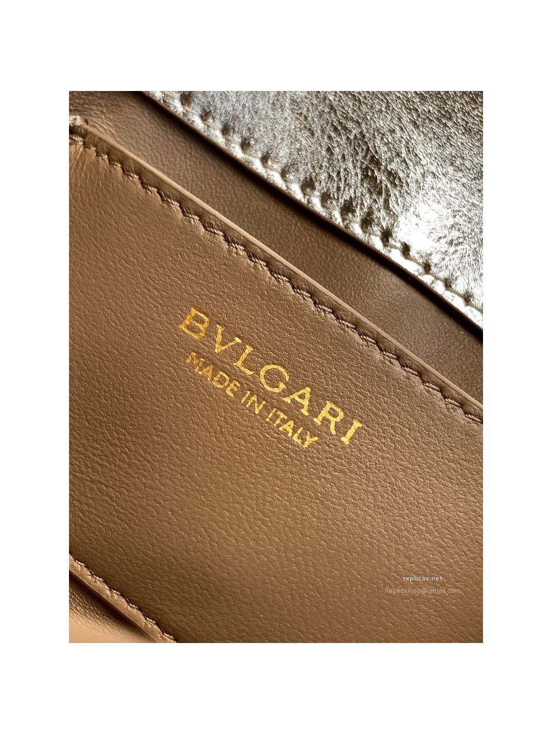 Bvlgari Serpenti Forever Phone Bag Silver Textured Calfskin