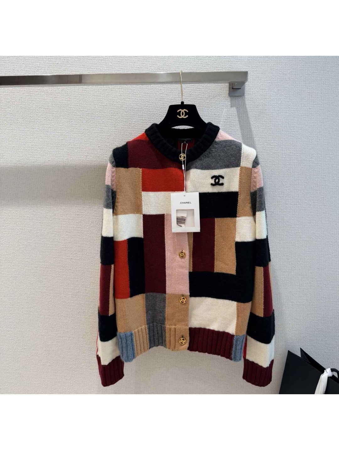Chanel Embroidered Cashmere Cardigan in Multicolor