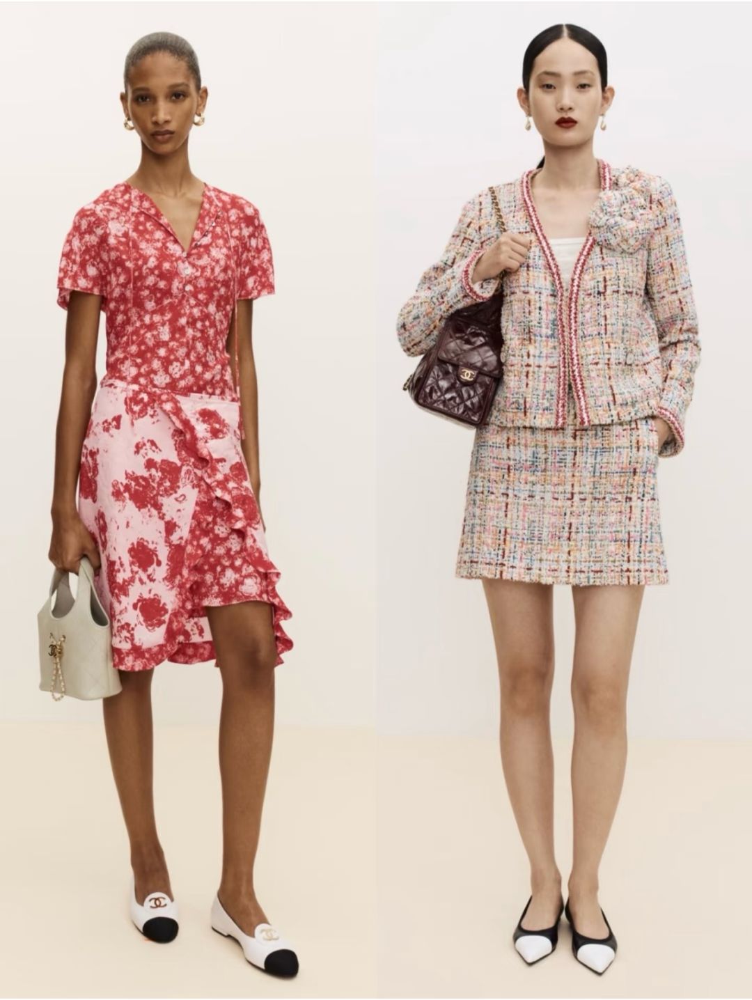 Chanel Tweed Beaded Jacket in Multicolor
