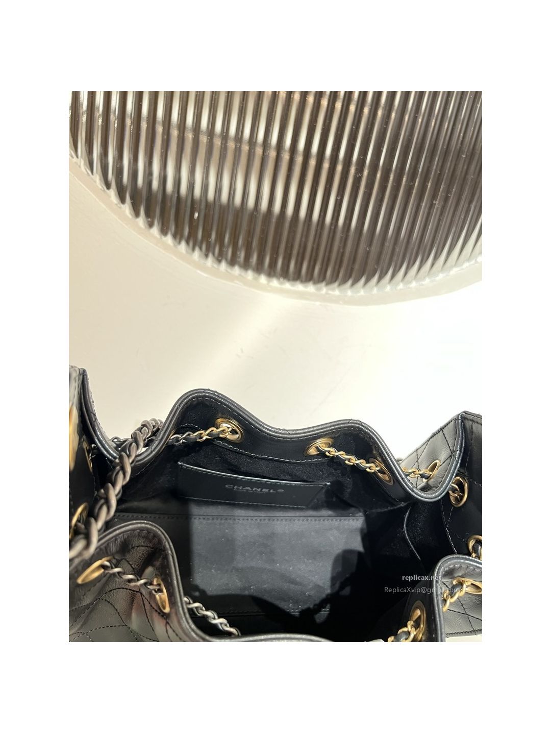 Chanel 25bag Mini Black Oil-Waxed Leather