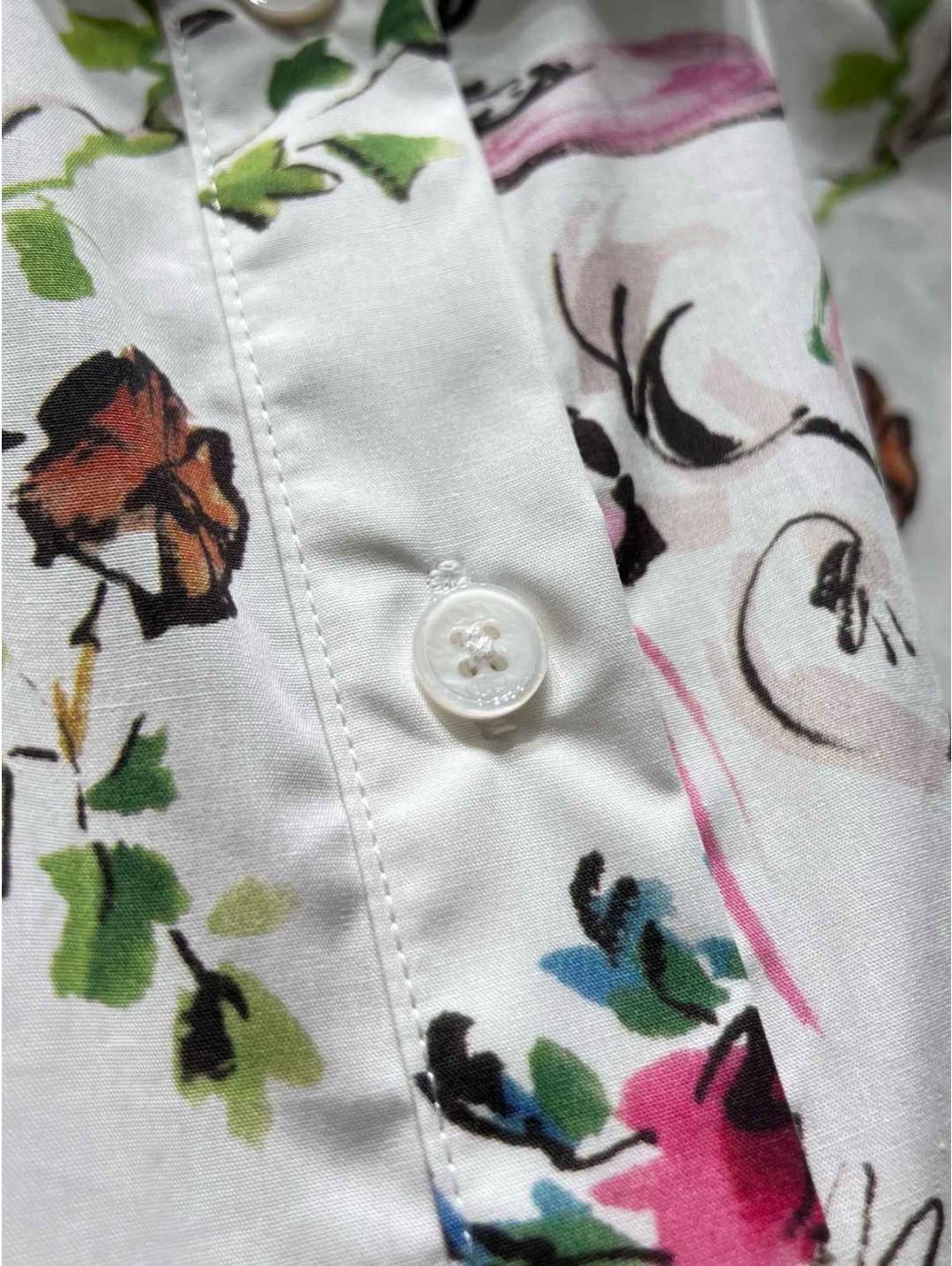 Dior Floral Long Sleeve Shirt in Multicolor