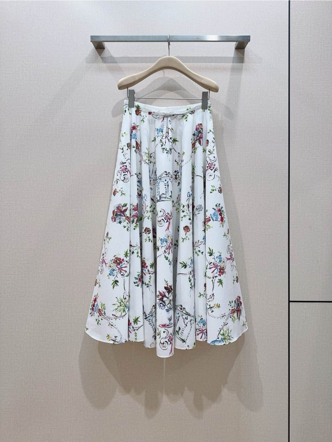 Dior Pleated Skirt in Multicolor