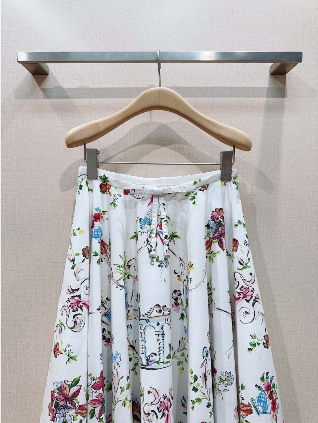 Dior Pleated Skirt in Multicolor