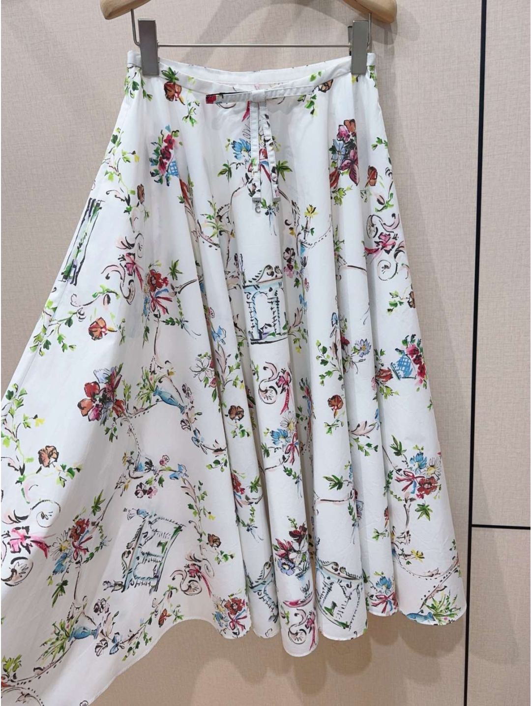 Dior Pleated Skirt in Multicolor