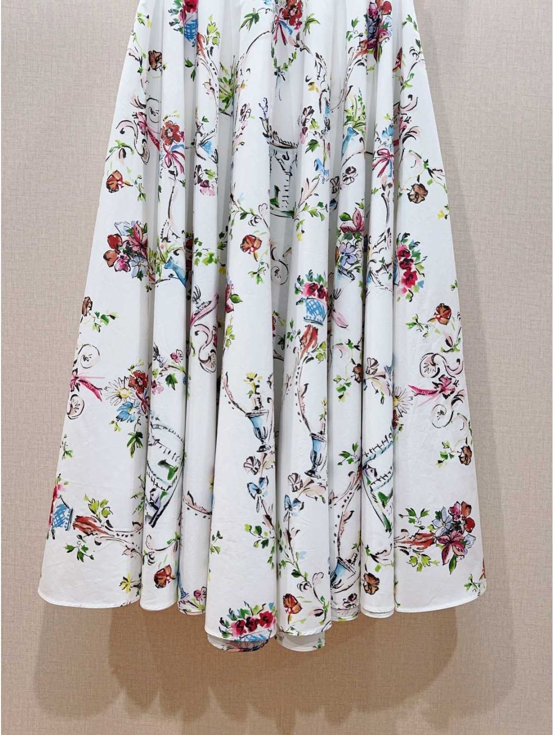Dior Pleated Skirt in Multicolor