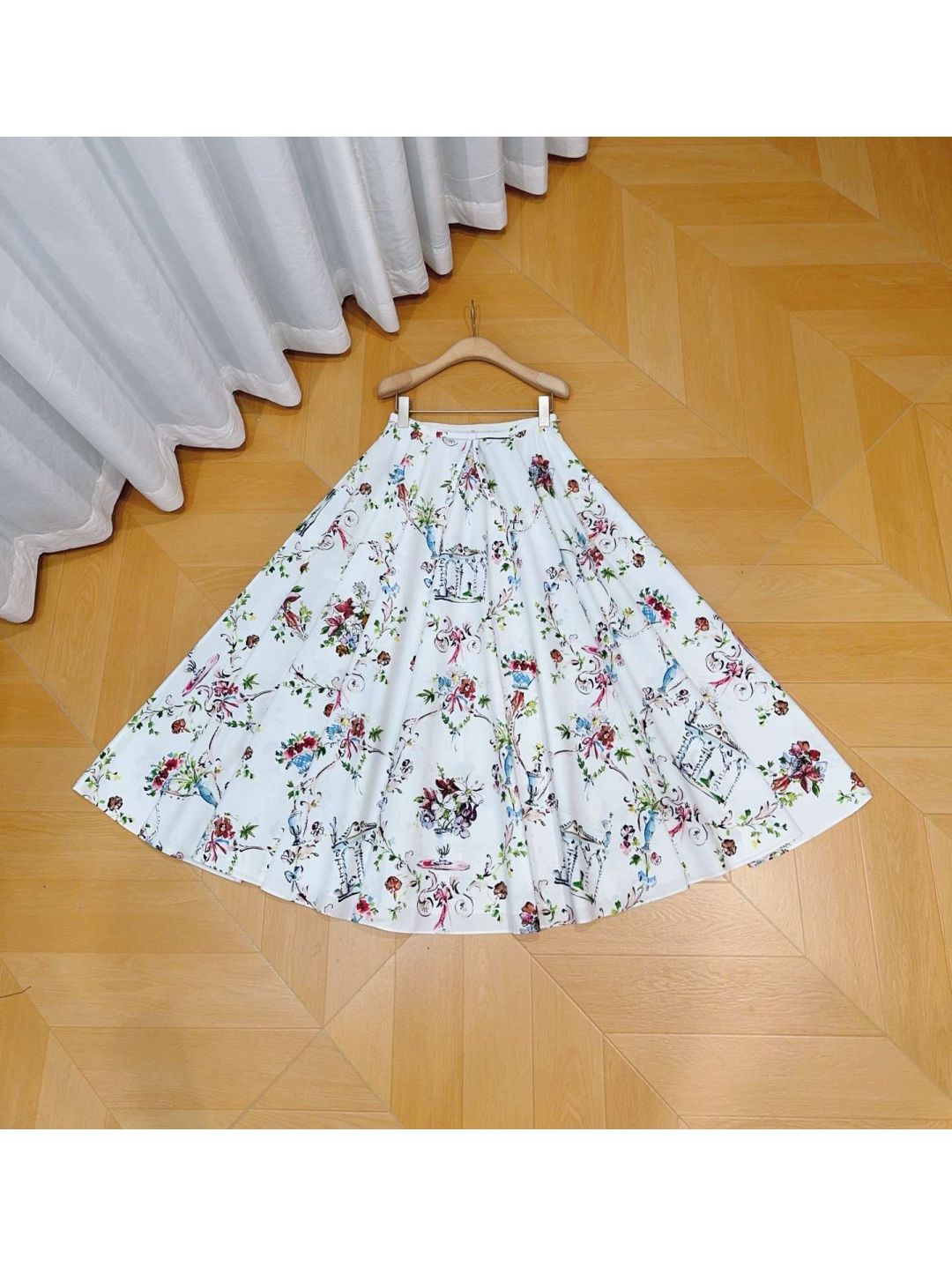 Dior Pleated Skirt in Multicolor