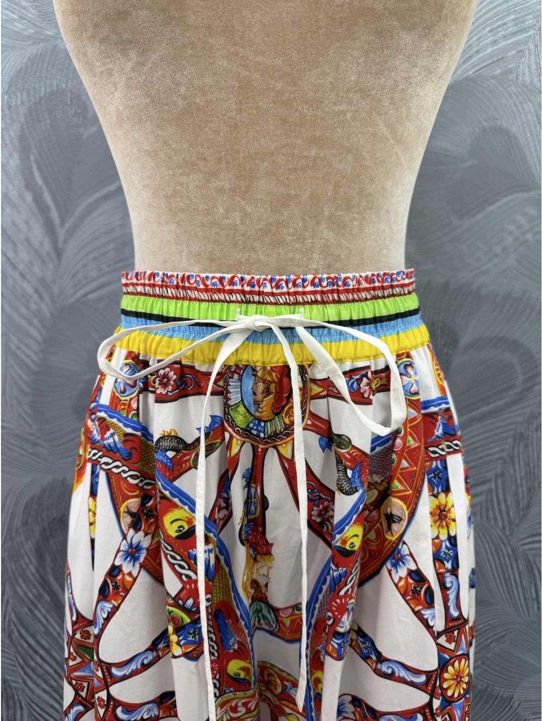 Dolce & Gabbana Wide-Leg Pants in Multicolor