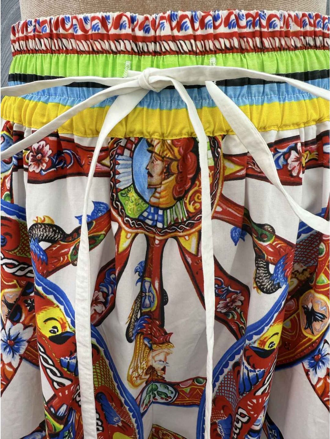 Dolce & Gabbana Wide-Leg Pants in Multicolor