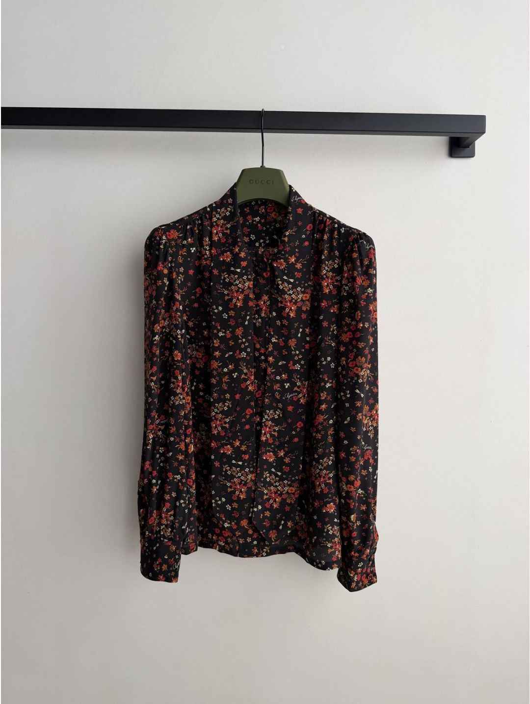 Gucci Floral Silk Shirt in Multicolor