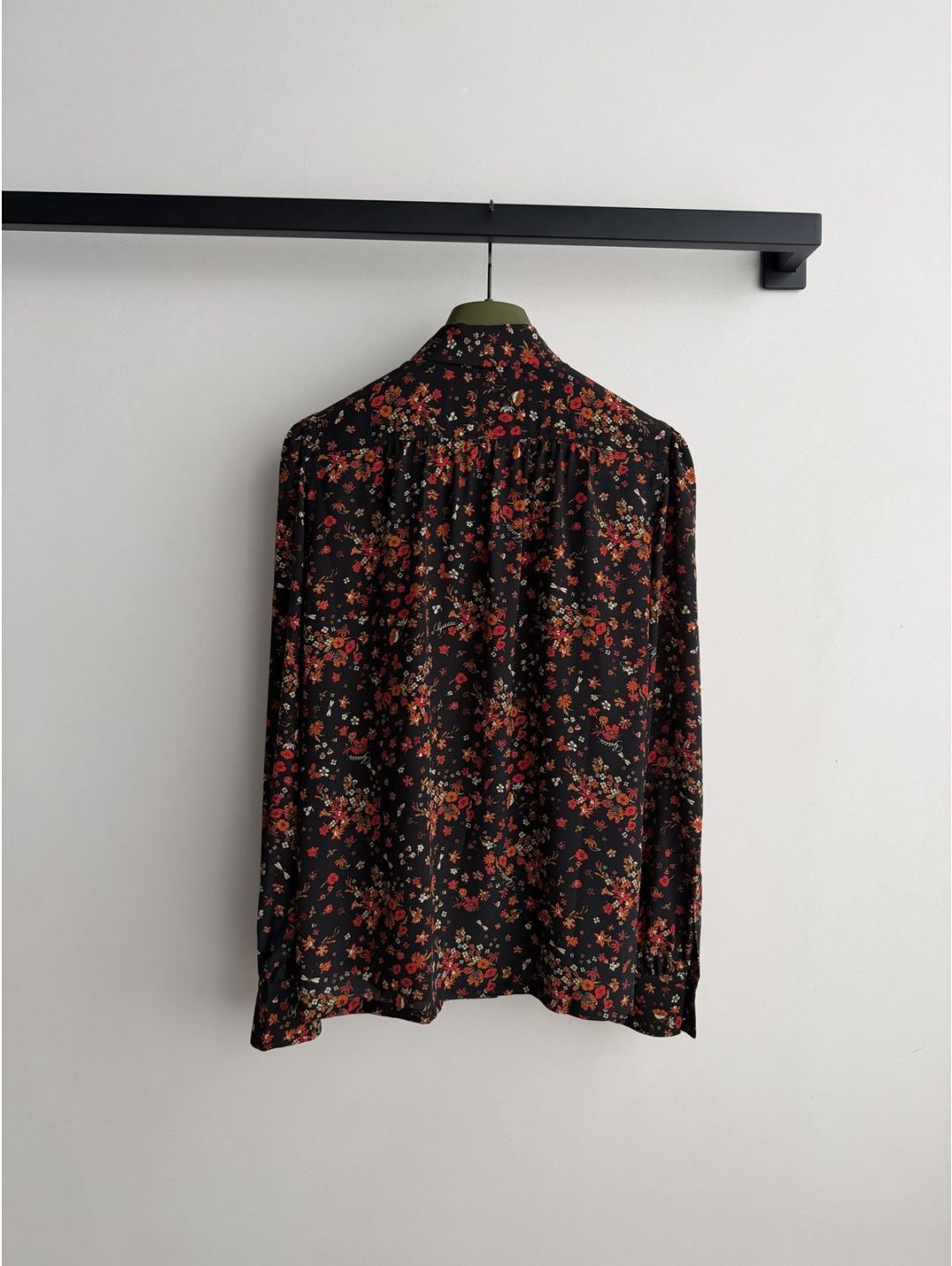Gucci Floral Silk Shirt in Multicolor