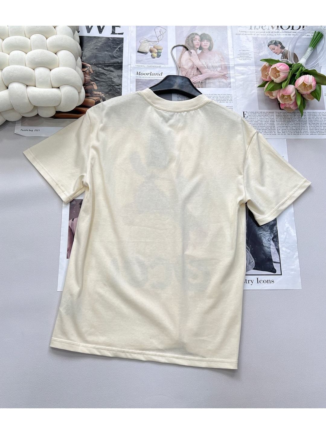 Gucci Short Sleeve Crew Neck T-Shirt in Multicolor
