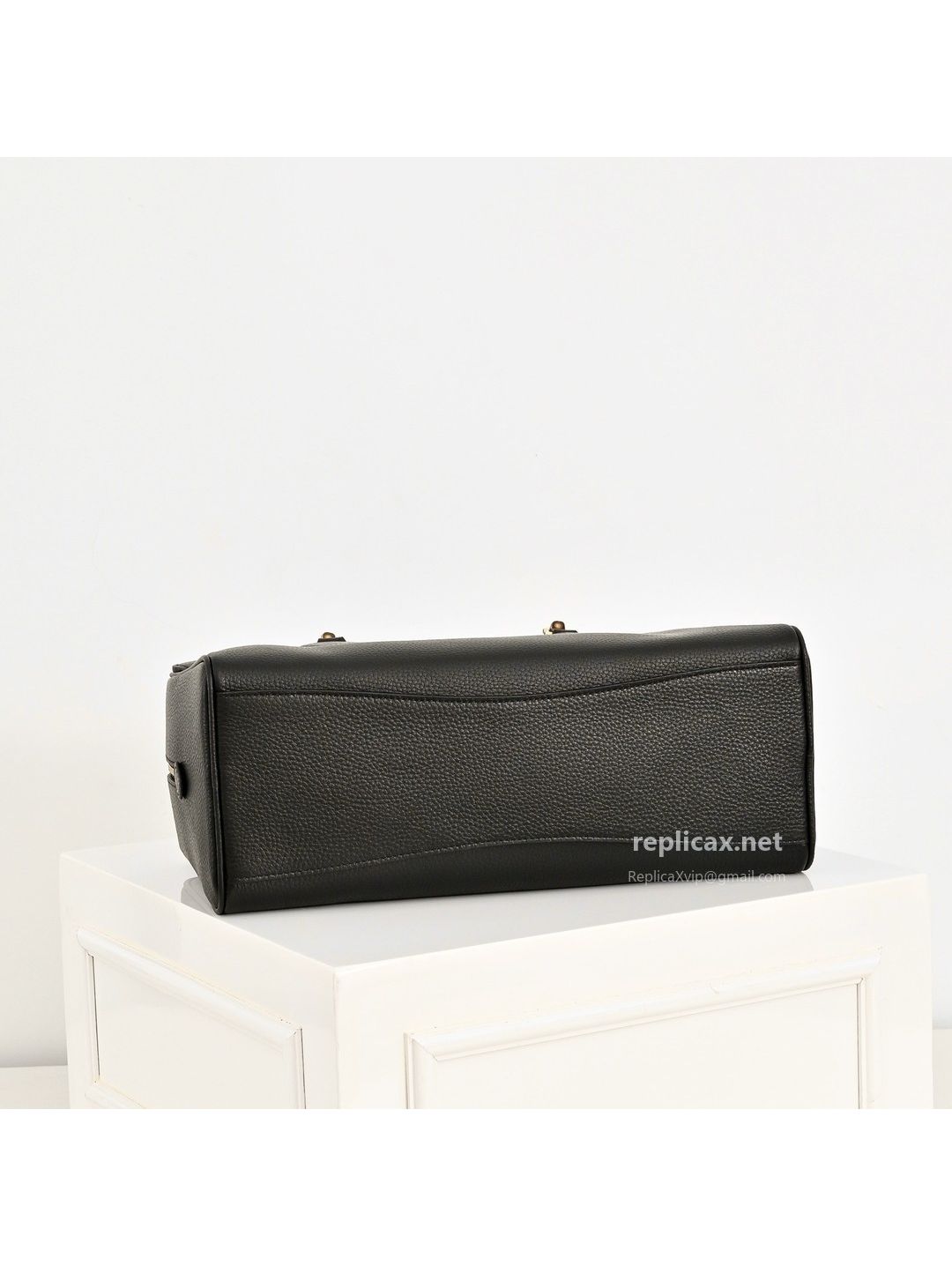 Gucci Bamboo Boston Bag Black Leather