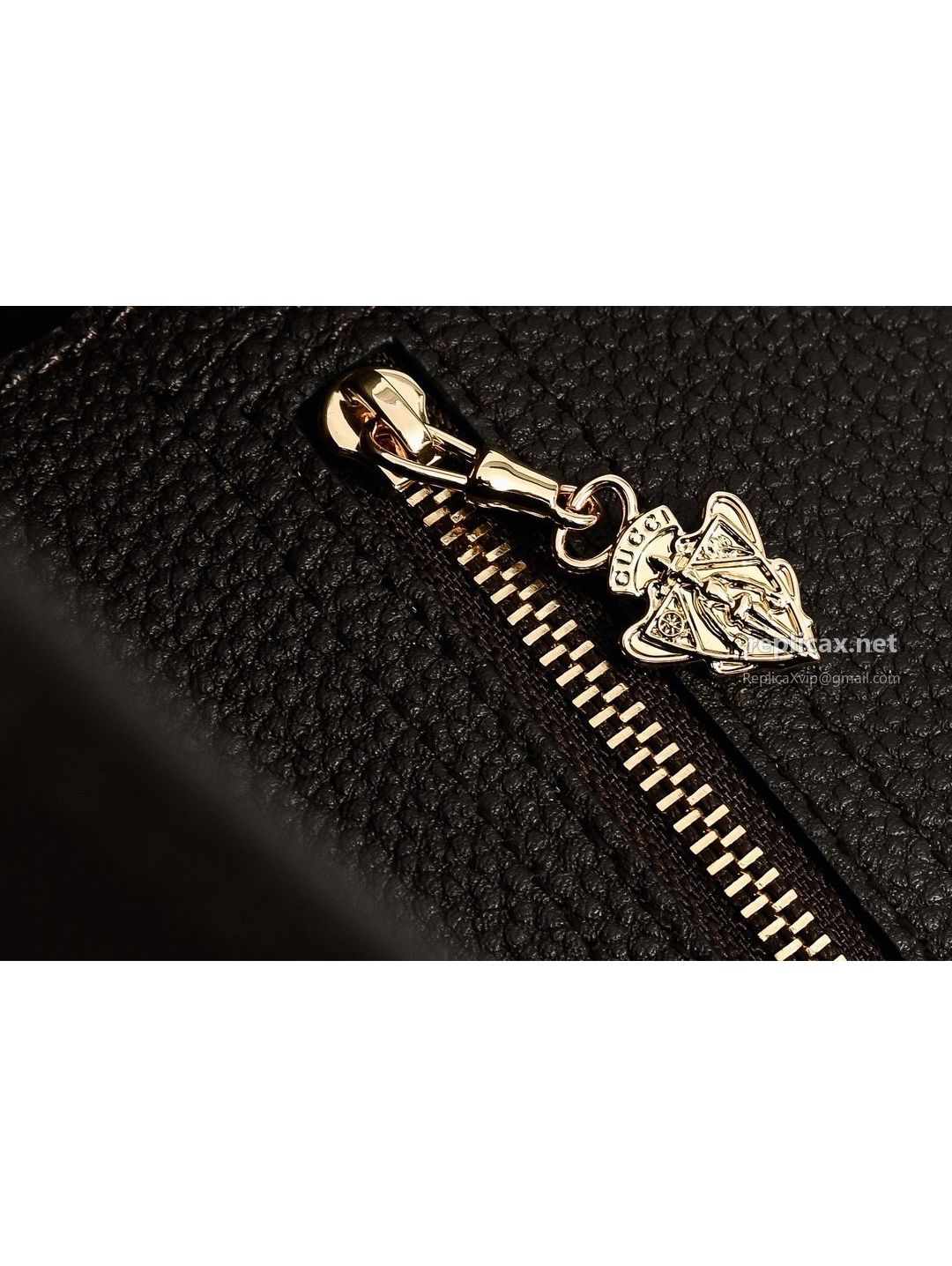 Gucci Bamboo Medium Tote Bag Black Leather