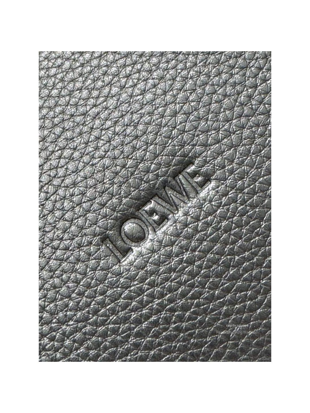 Loewe Loop Hobo Bag Black Grained Calfskin