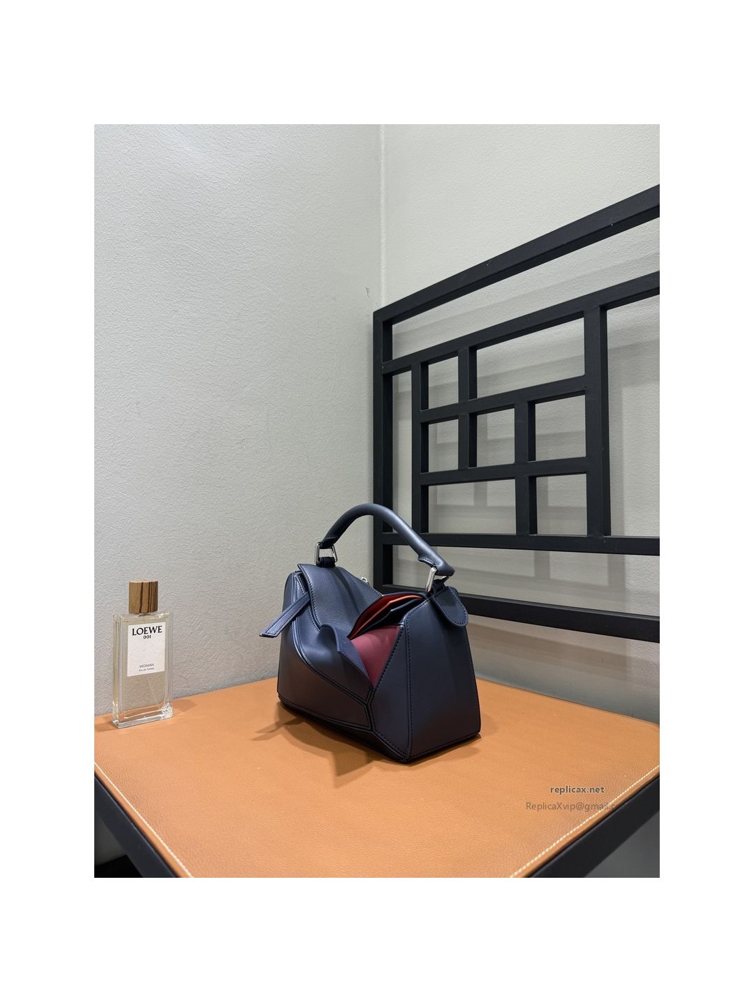 Loewe Puzzle Small Bag Navy Multicolor