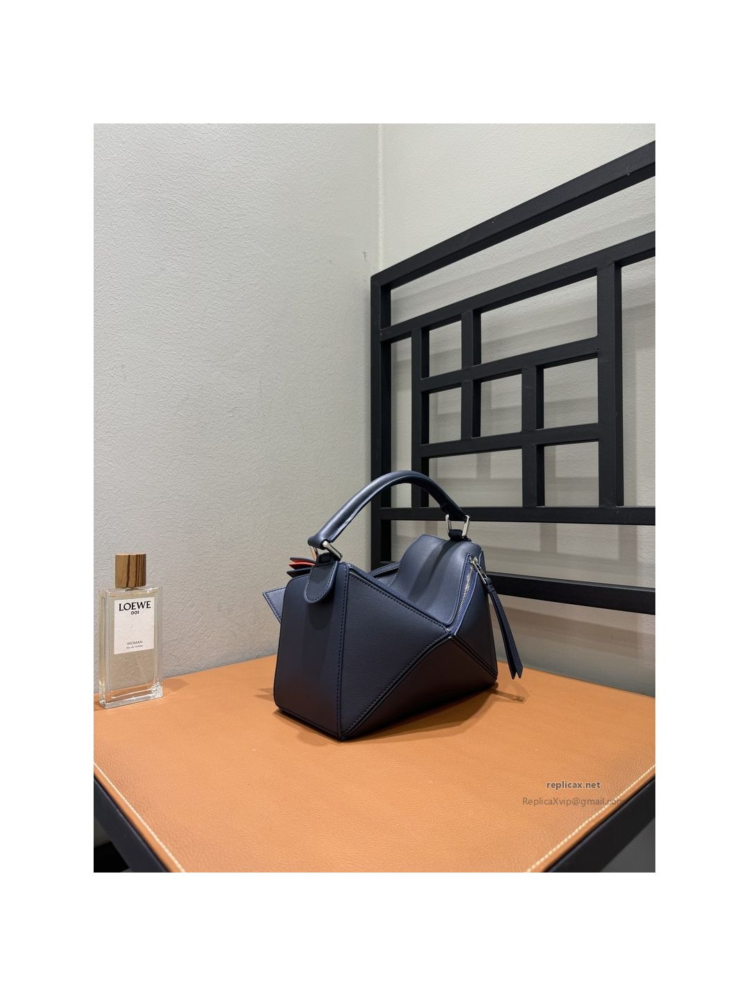 Loewe Puzzle Small Bag Navy Multicolor