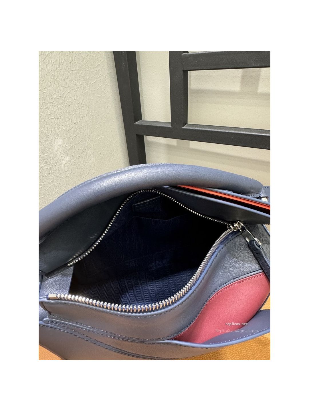 Loewe Puzzle Small Bag Navy Multicolor