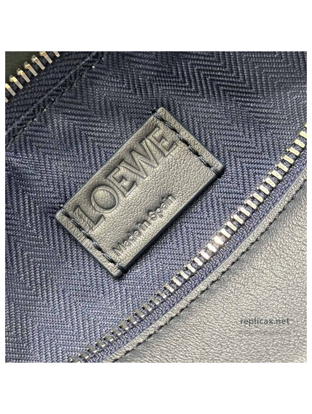 Loewe Puzzle Small Bag Navy Multicolor