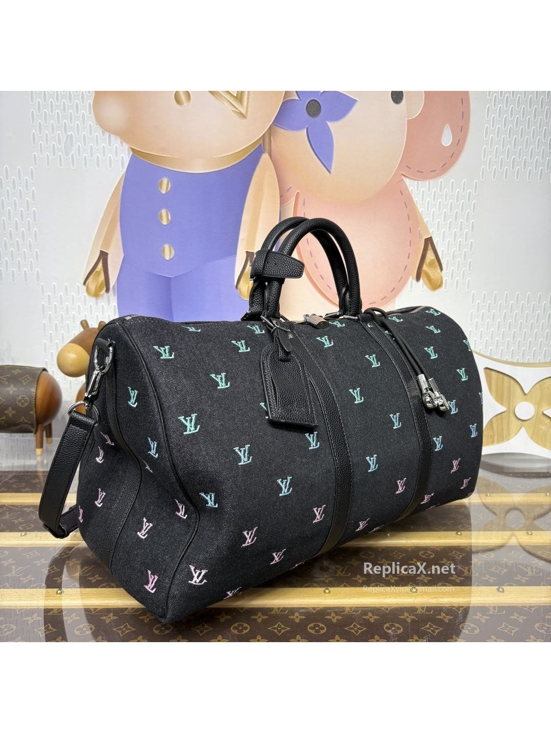 louis-vuitton-black-duffle-bag-with-multicolor-initials-rxlvj01422-03
