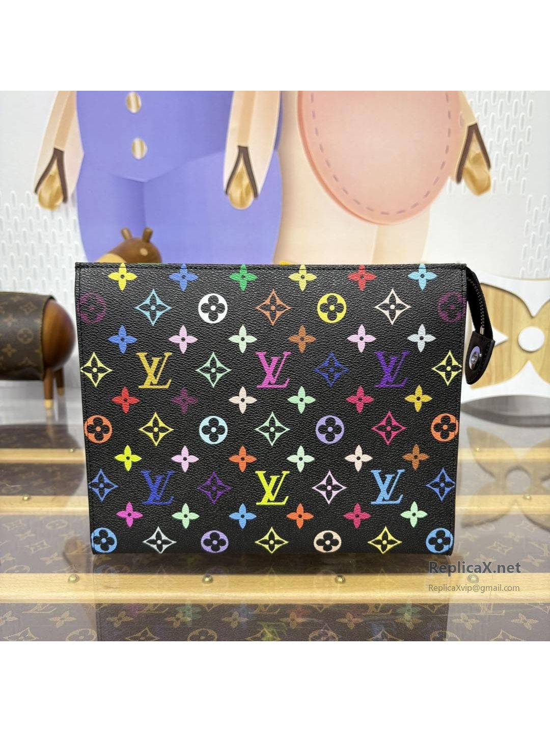 louis-vuitton-black-multicolor-monogram-zip-clutch-rxlvj02177-01