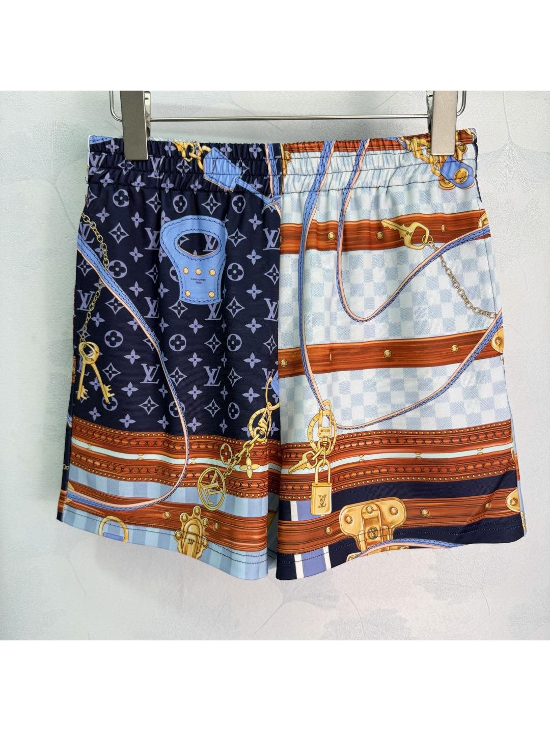 Louis Vuitton Crew Neck Short Sleeve Set in Multicolor