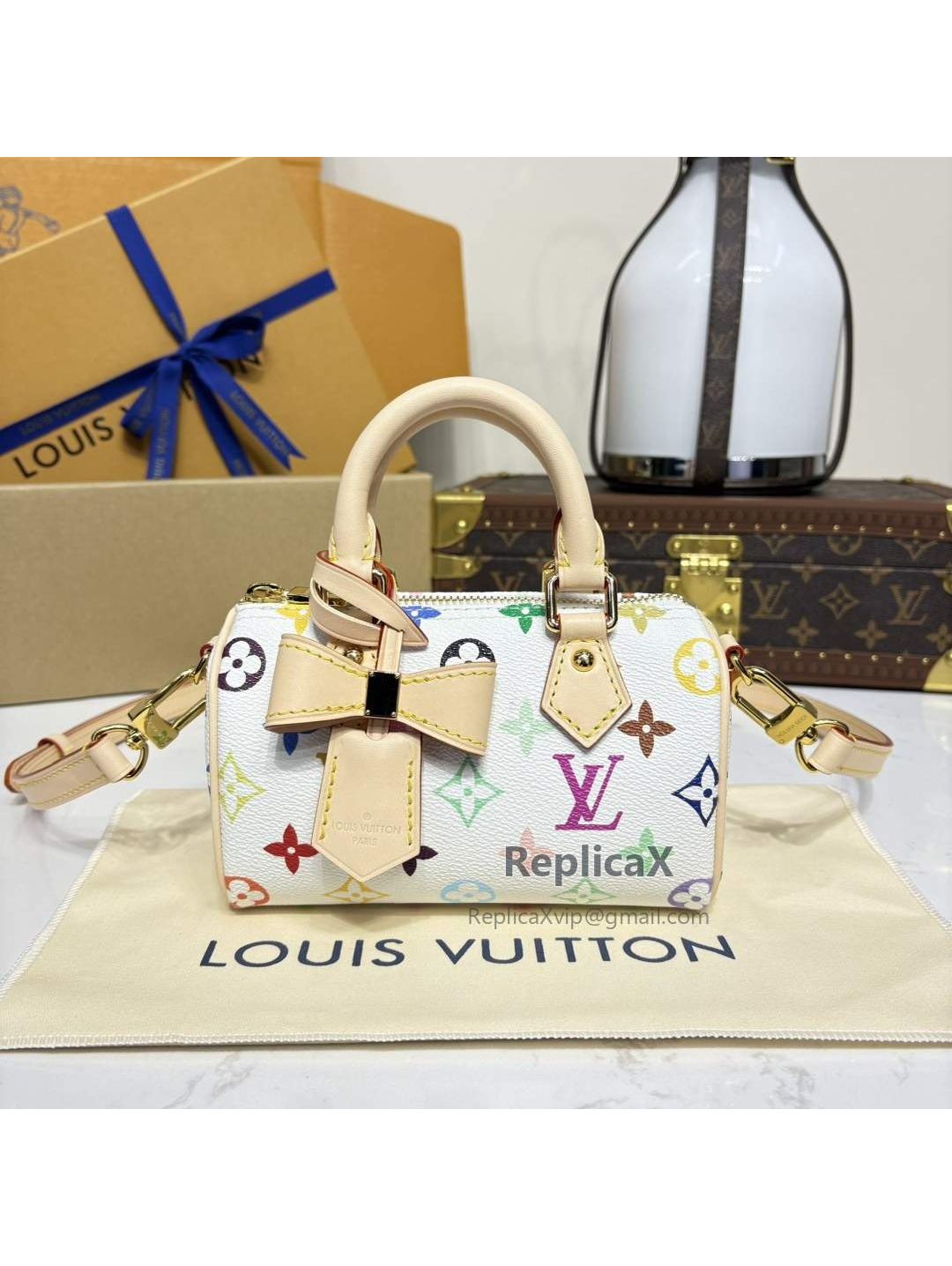 Louis Vuitton LV x TM Nano Speedy 25 Monogram Multicolore M13391 Premium