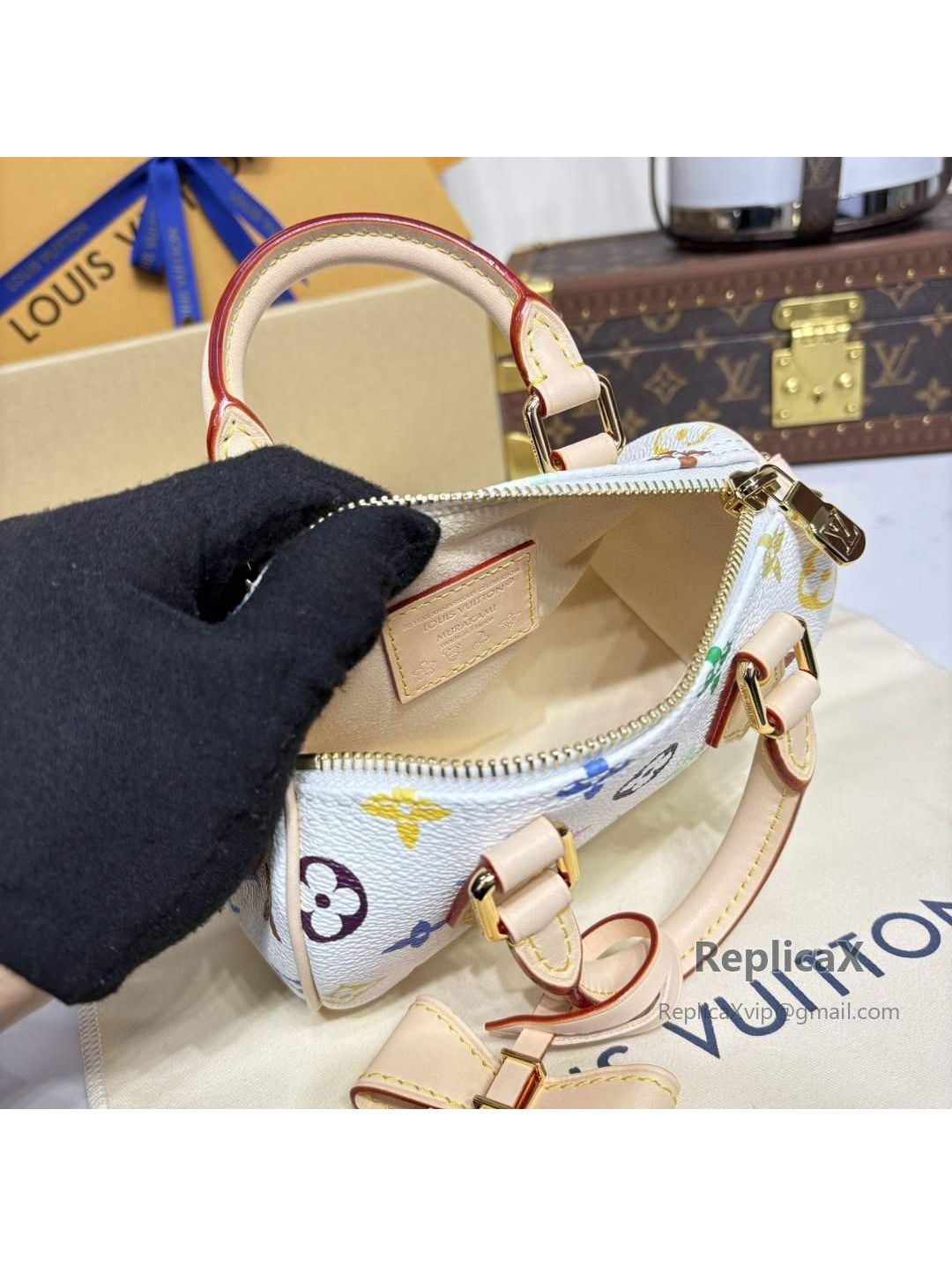 Louis Vuitton LV x TM Nano Speedy 25 Monogram Multicolore M13391 Premium