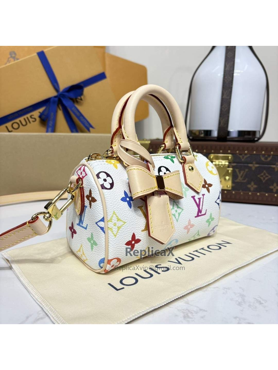 Louis Vuitton LV x TM Nano Speedy 25 Monogram Multicolore M13391 Premium