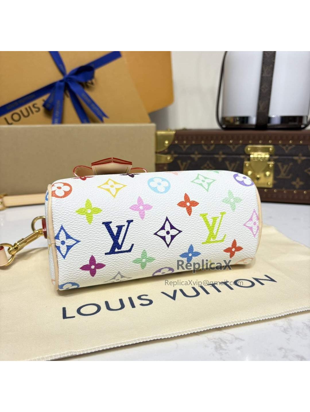 Louis Vuitton LV x TM Nano Speedy 25 Monogram Multicolore M13391 Premium
