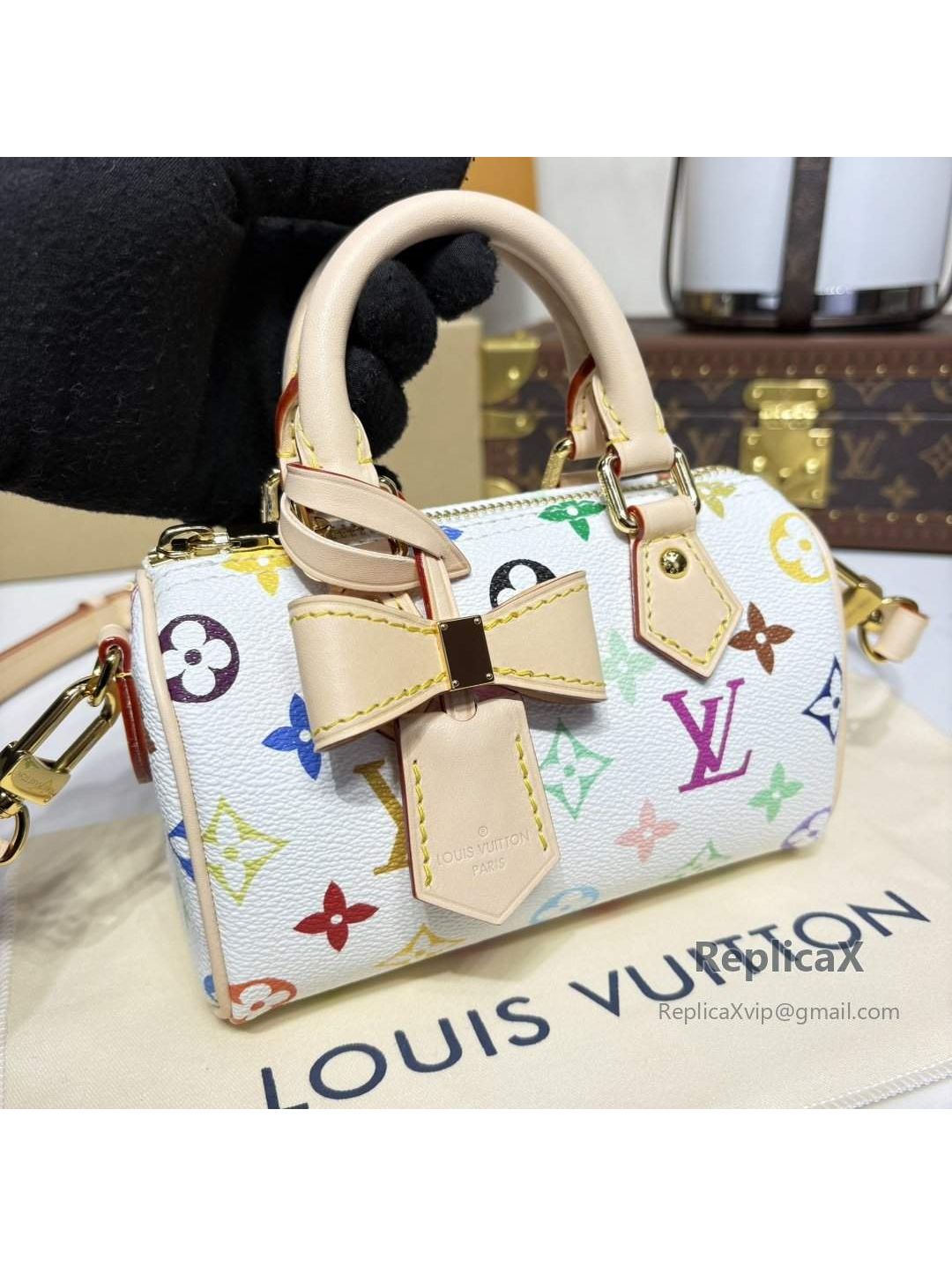 Louis Vuitton LV x TM Nano Speedy 25 Monogram Multicolore M13391 Premium