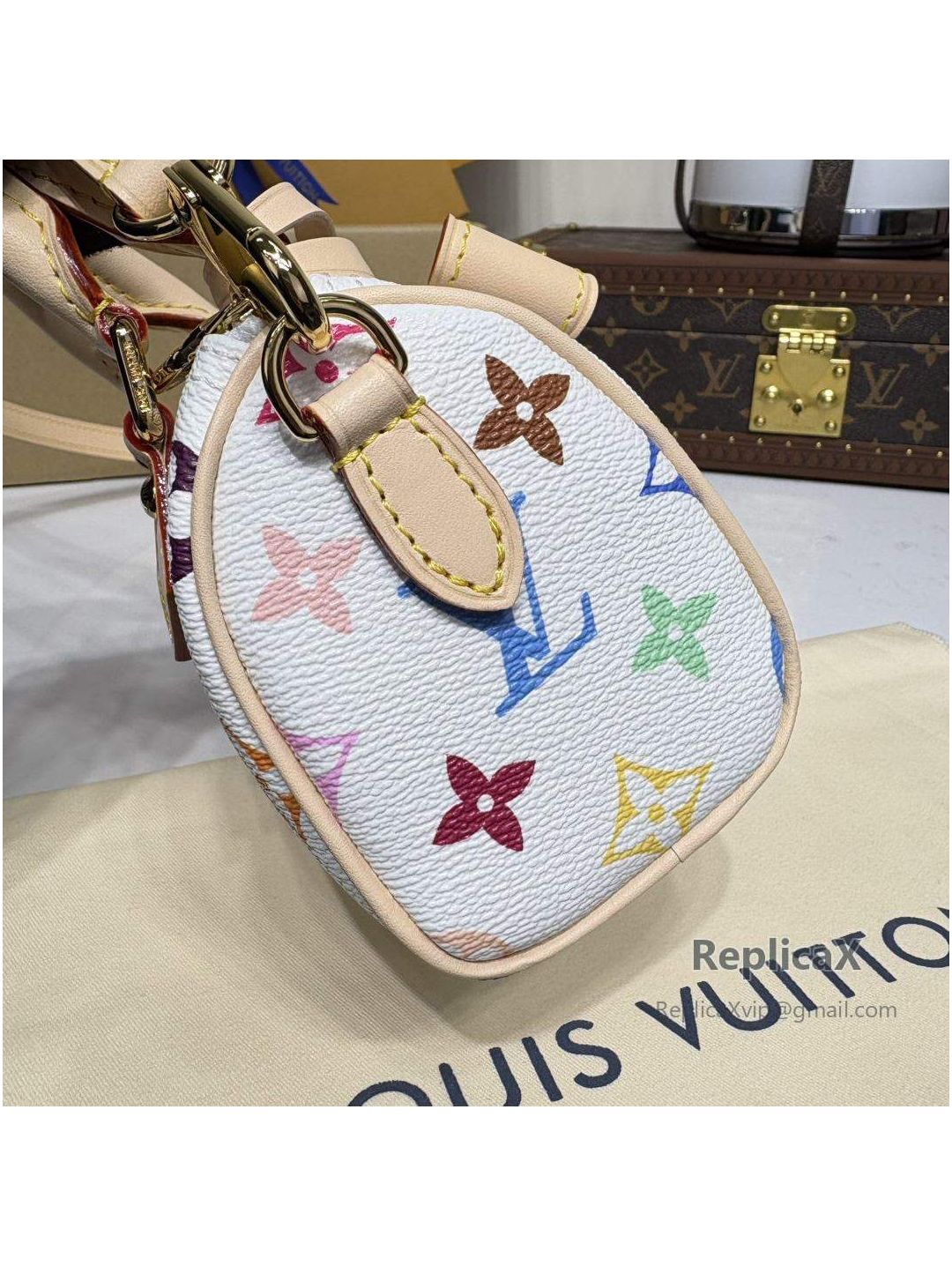 Louis Vuitton LV x TM Nano Speedy 25 Monogram Multicolore M13391 Premium