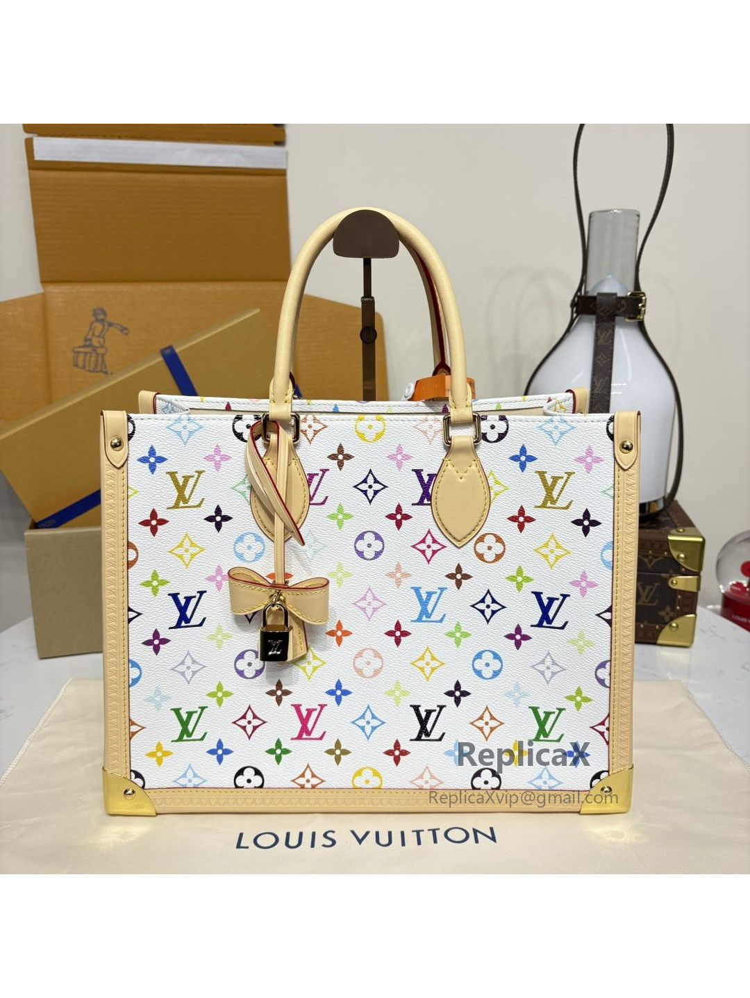 Louis Vuitton Neverfull 30 Monogram Multicolore M13079