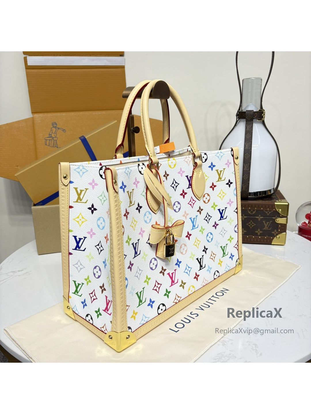 Louis Vuitton Neverfull 30 Monogram Multicolore M13079