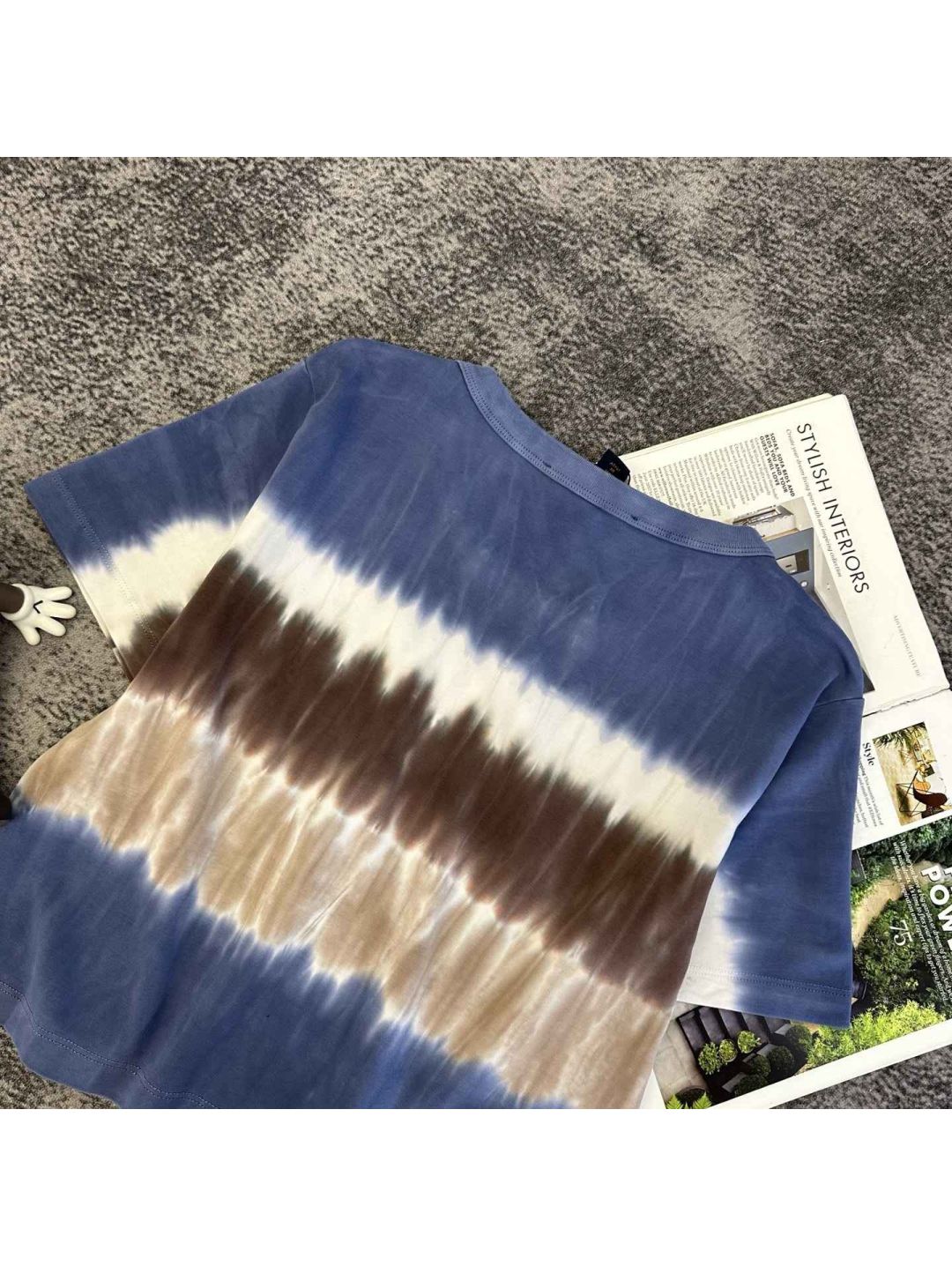 Louis Vuitton Short Sleeve Crew Neck T-Shirt in Multicolor