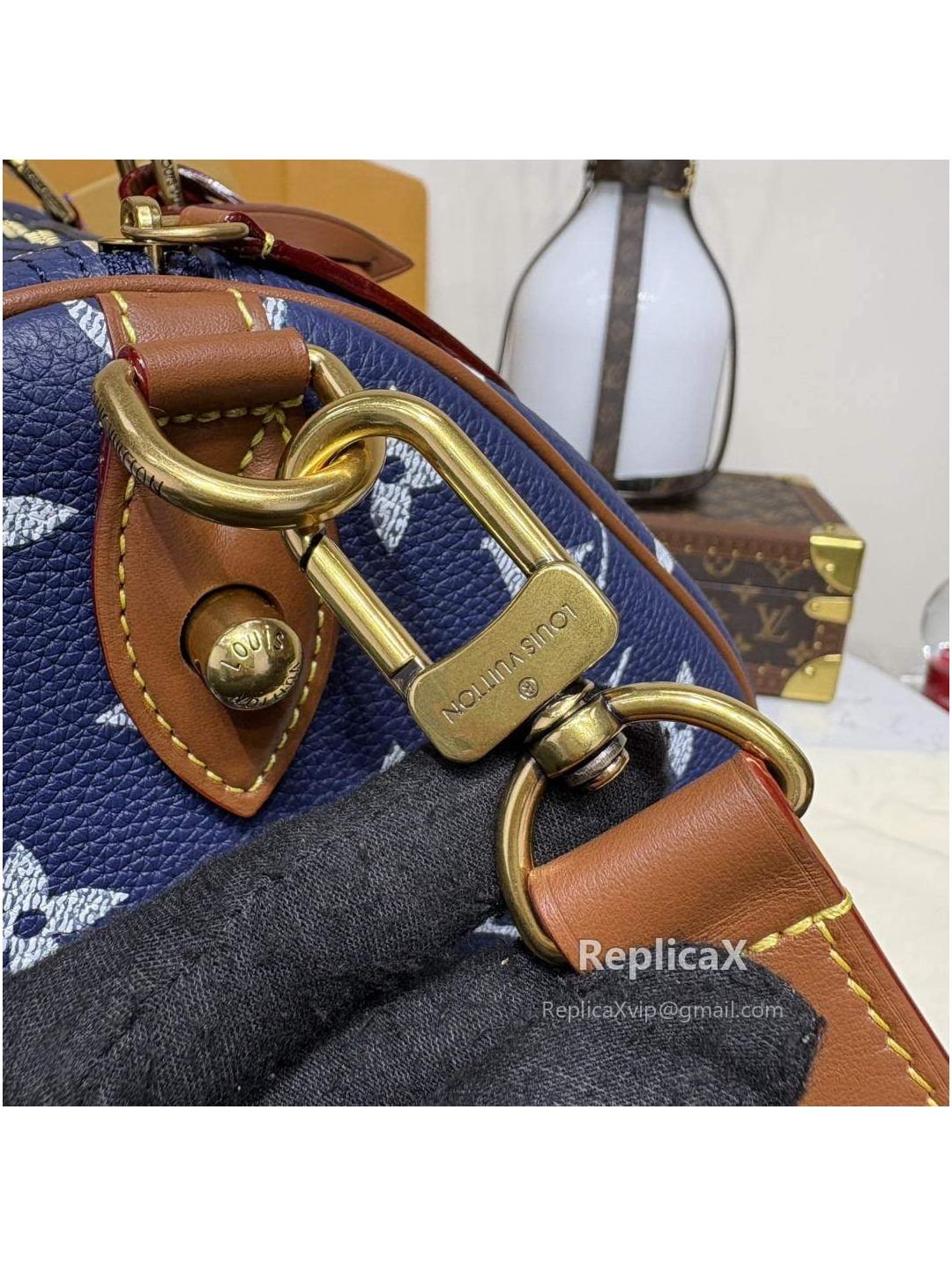Louis Vuitton Speedy in blue Monogram Multicolore