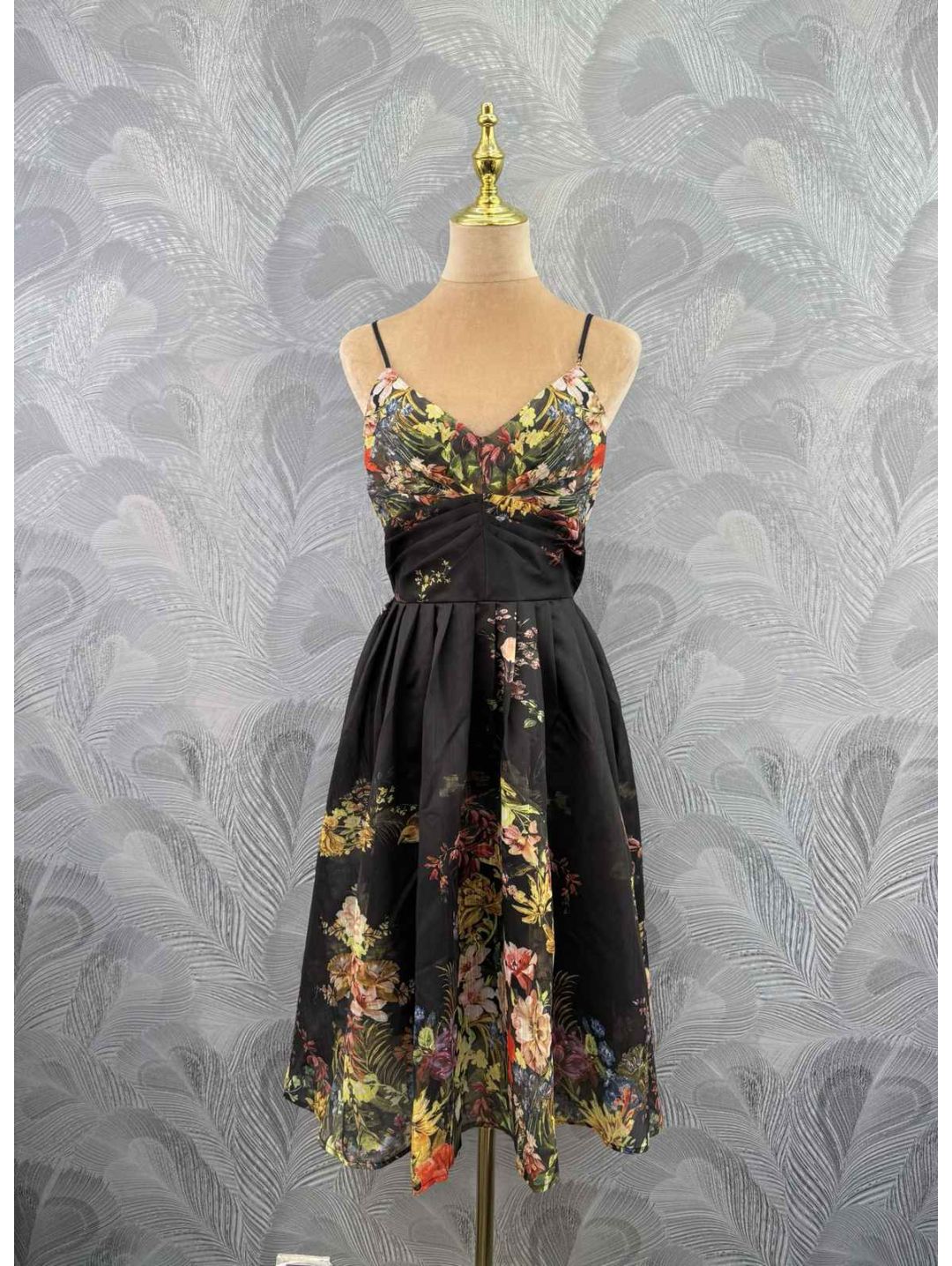 Zimmermann Linen Floral Dress in Multicolor