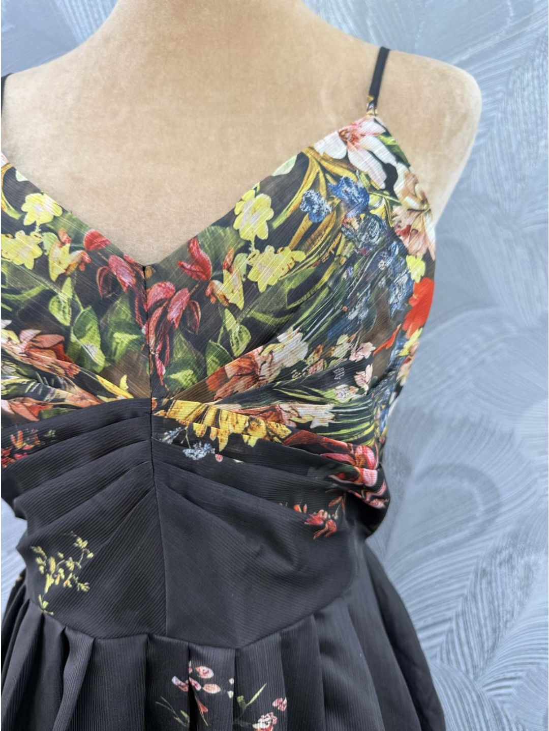 Zimmermann Linen Floral Dress in Multicolor