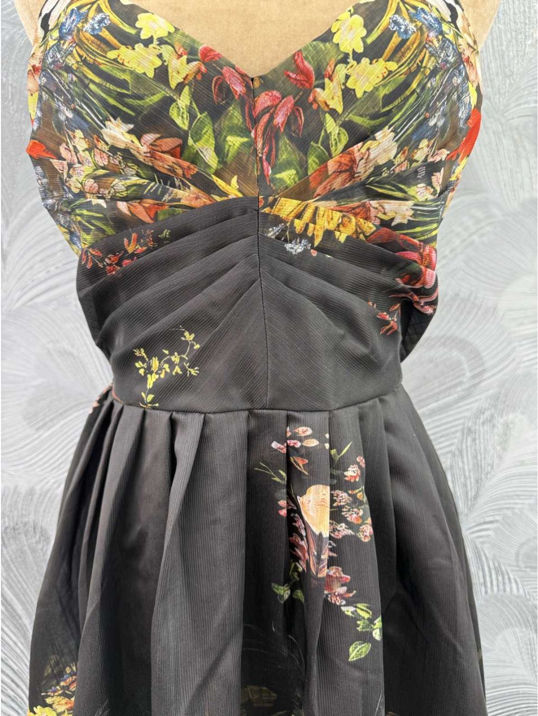 Zimmermann Linen Floral Dress in Multicolor